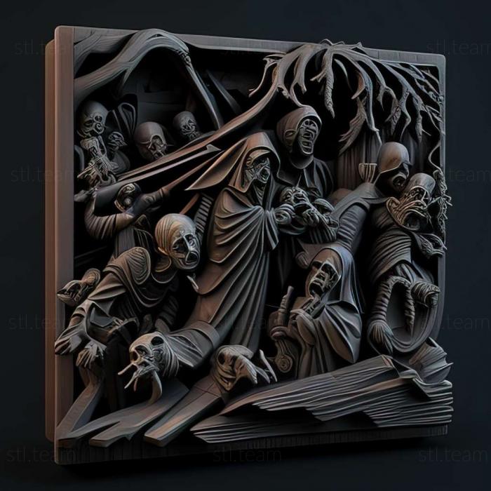 3D model The Black Death game (STL)